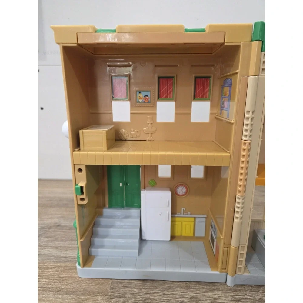 2008 Mattel Sesame Street 123 Hooper's Store Playset Includes Big Bird